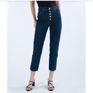 J Brand high waist chopped jeans bnwt size 24